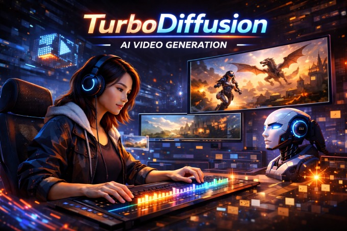 TurboDiffusion là gì? Tại sao dân chơi AI Art đang phát sốt với công nghệ này?