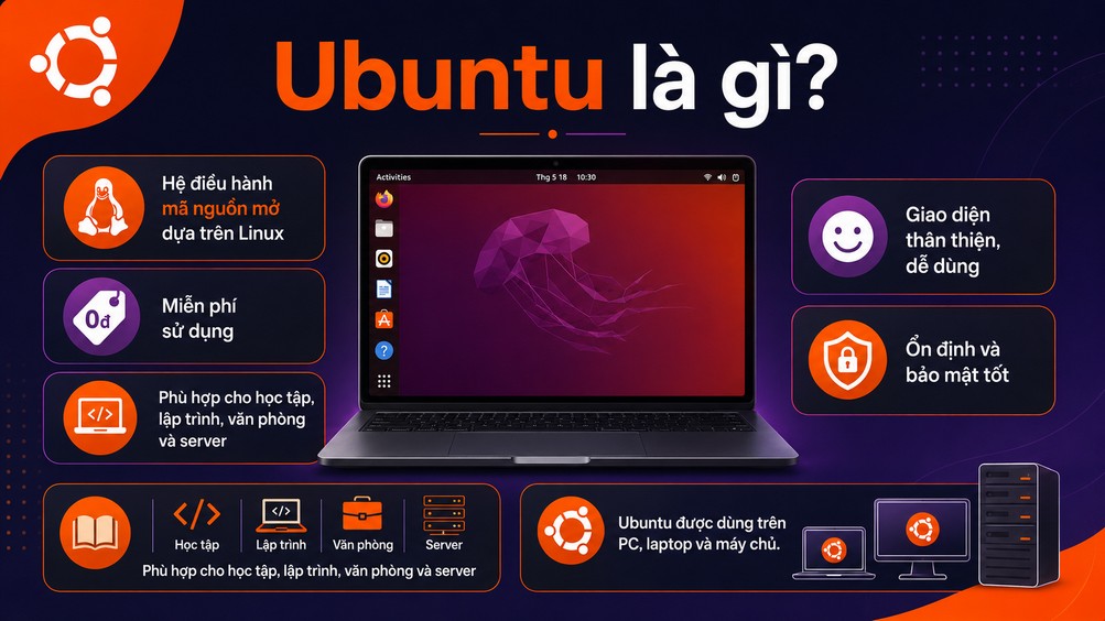Hướng Dẫn Cách Cài Ubuntu Song Song Windows Bằng USB dễ dàng nhất