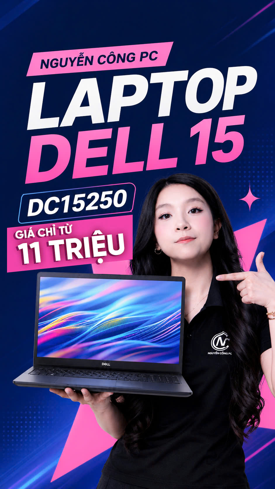 Laptop Dell 15 DC15250 Core i5 1334U có sẵn win 11 bản quyền