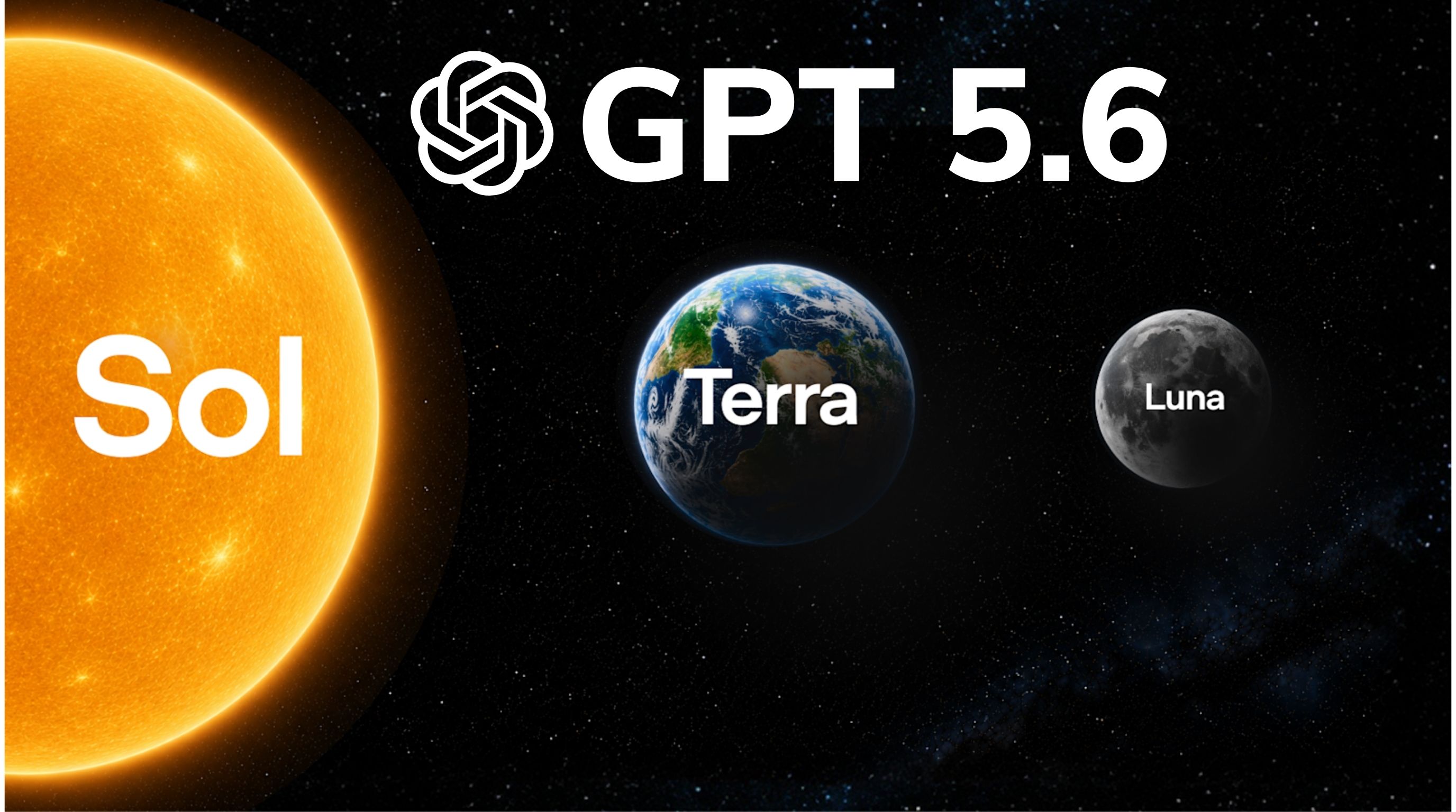 OpenAI ra mắt GPT-5.6 Sol, Terra, Luna: Bước tiến mới trong cuộc đua mô hình AI