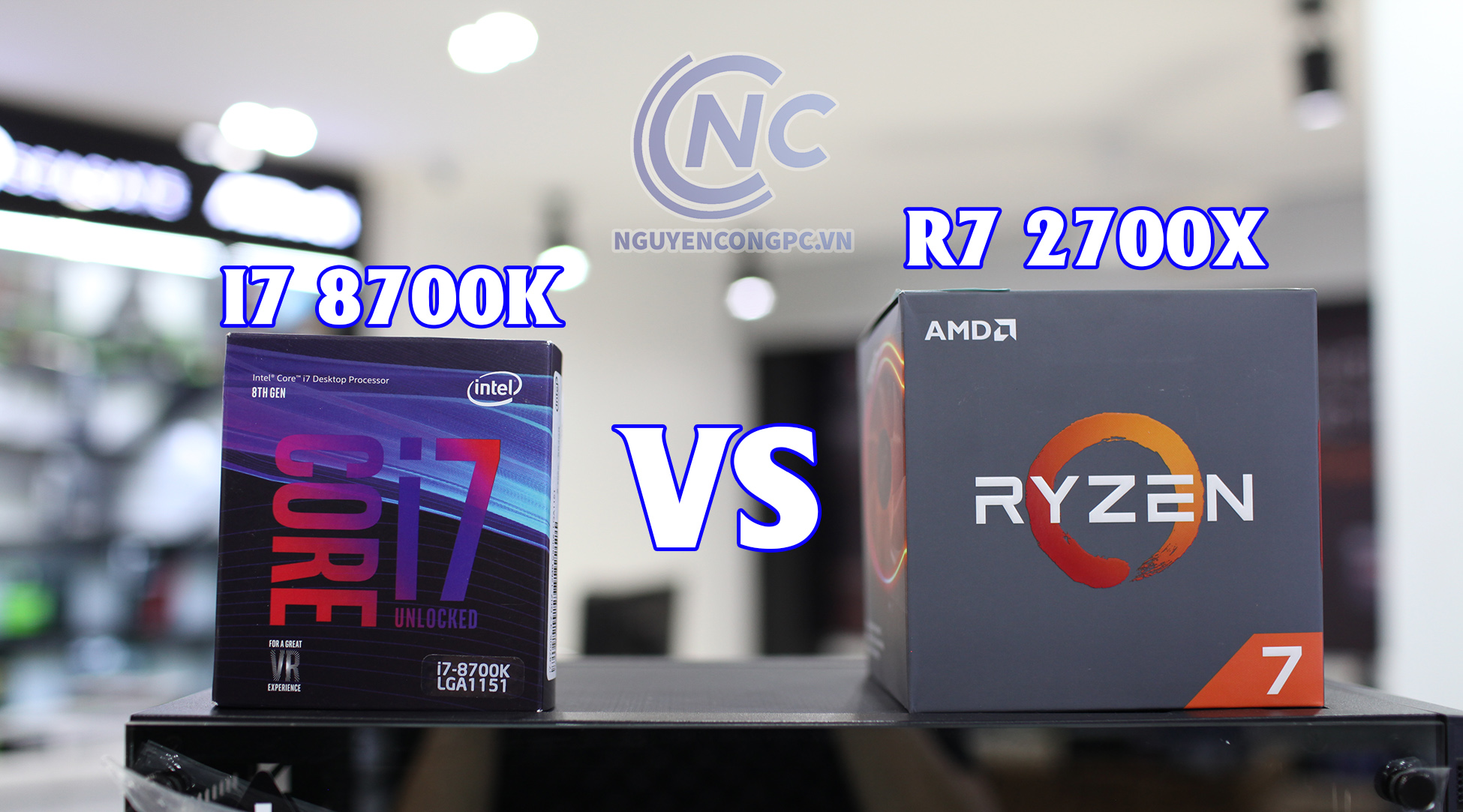 So sánh Render : i7 8700k vs Ryzen 7 2700x - Kì phùng địch thủ