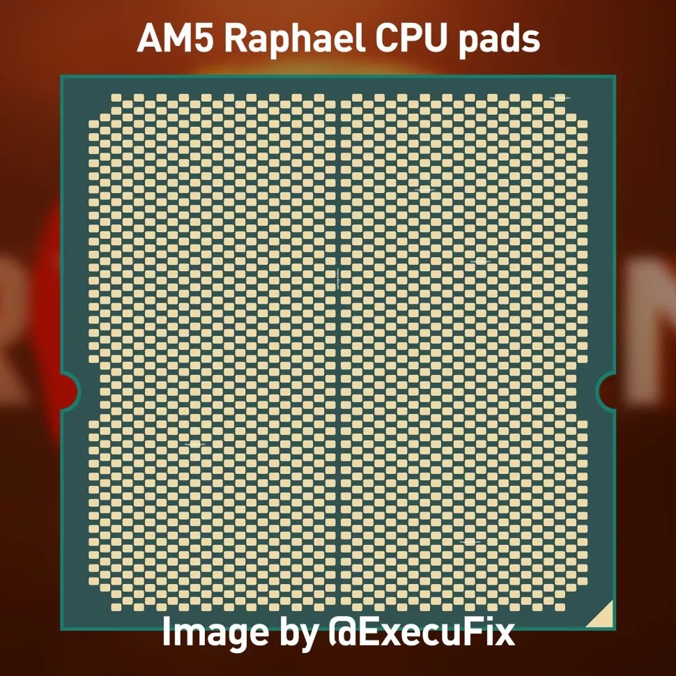 Hé lộ hình ảnh và thông số kỹ thuật CPU Raphael Zen 4 của AMD