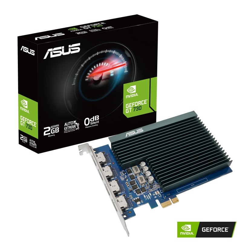 ASUS giới thiệu dòng card đồ họa GeForce GT 730 mới với 4 cổng HDMI