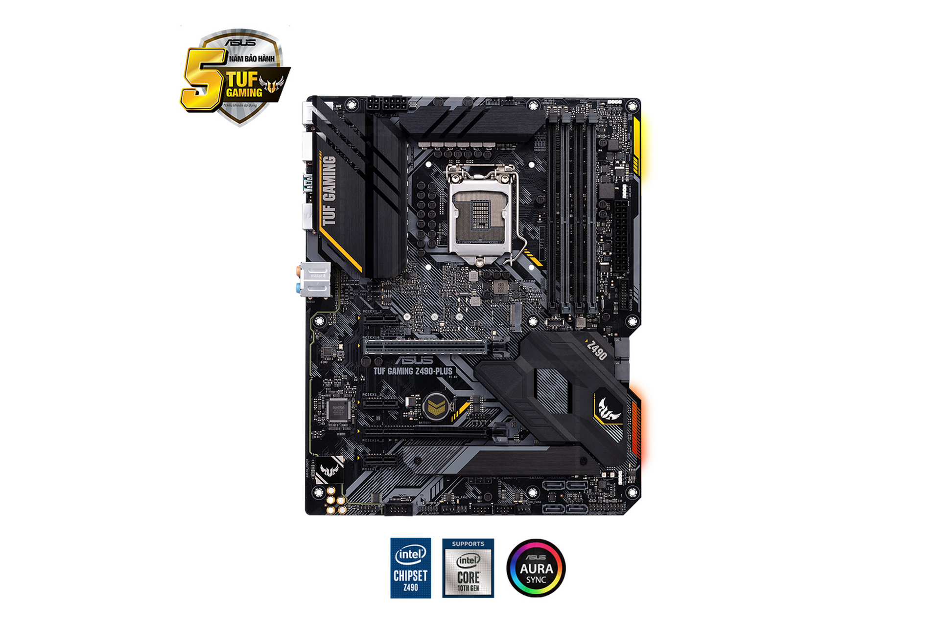 Placa Mãe Asus TUF Z490 Plus Gaming para Intel LGA-1200-G10 Memória DDR4  Som Vídeo e Rede - Papelaria Dunorte