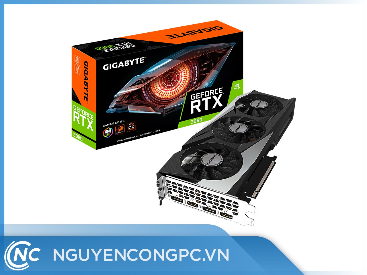 Card màn hình Gigabyte GeForce RTX 3060 GAMING OC 12G (GV-N3060GAMING OC-12GD)