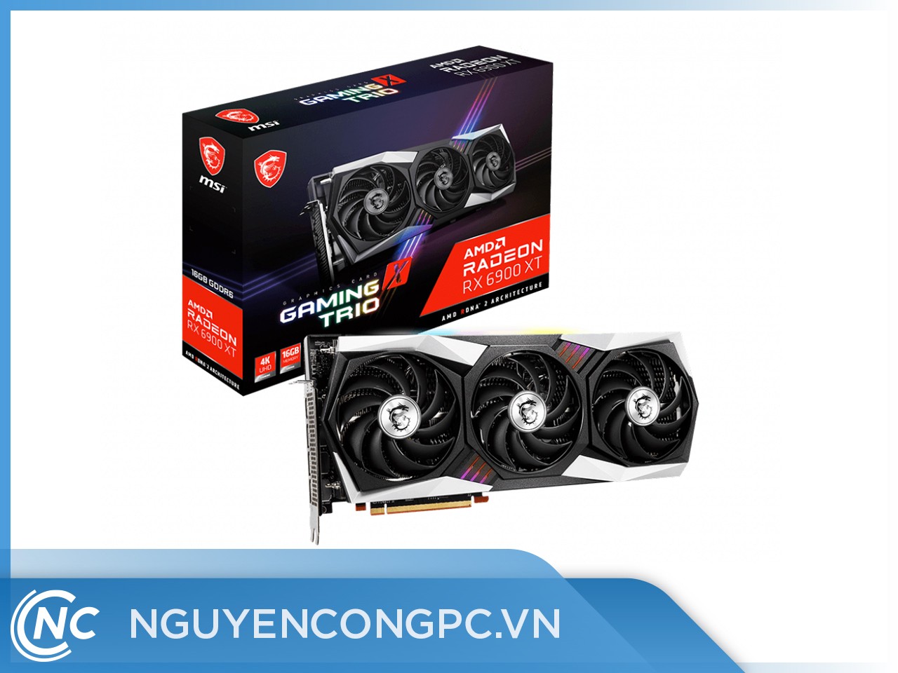 Card Đồ Họa MSI Radeon RX 6900 XT GAMING X TRIO 16G