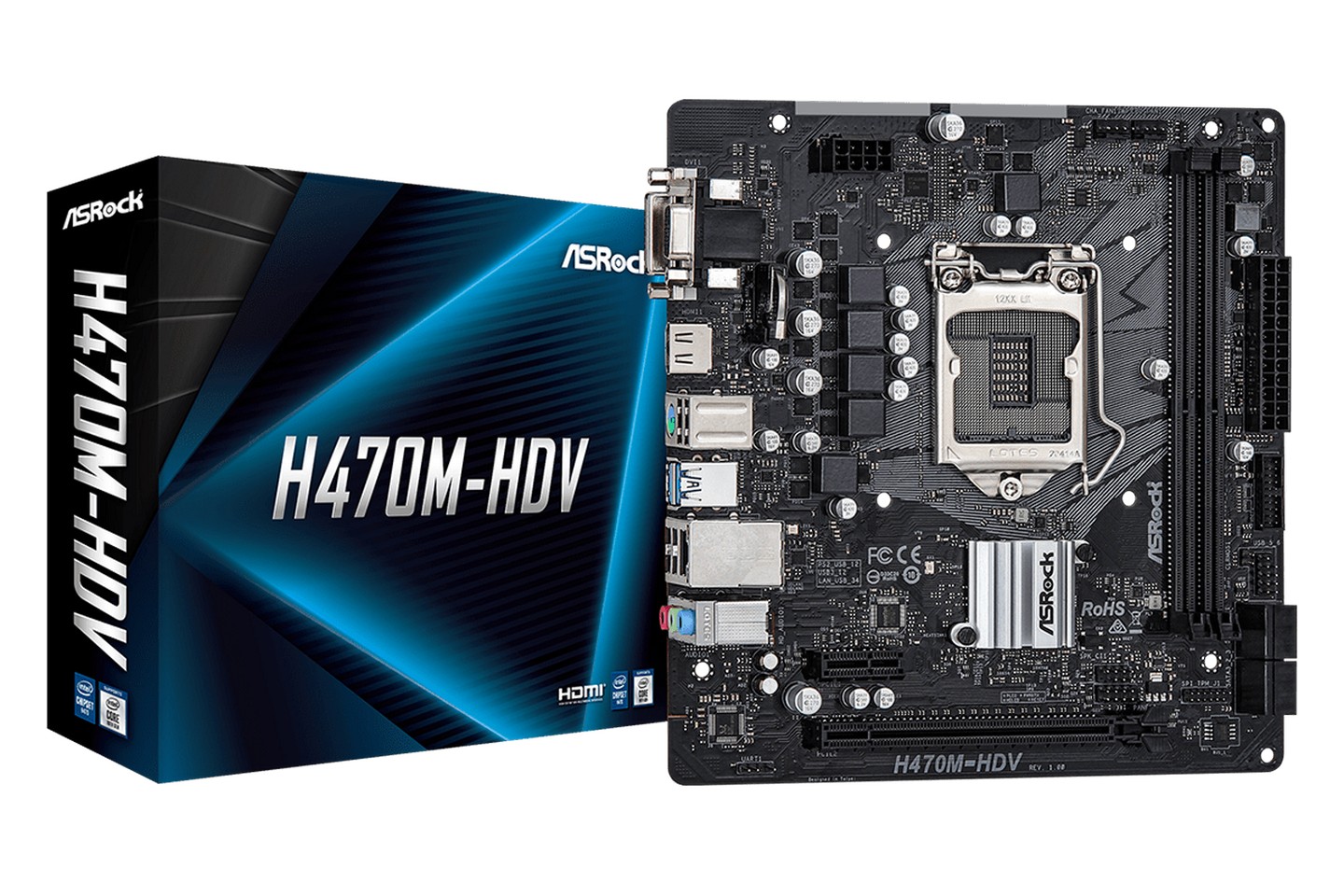 Материнская плата asrock h470m hdv совместимость