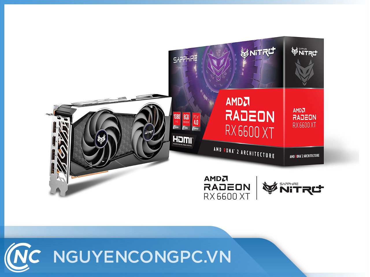 Card Màn Hình Sapphire AMD Radeon RX 6600 XT NITRO+