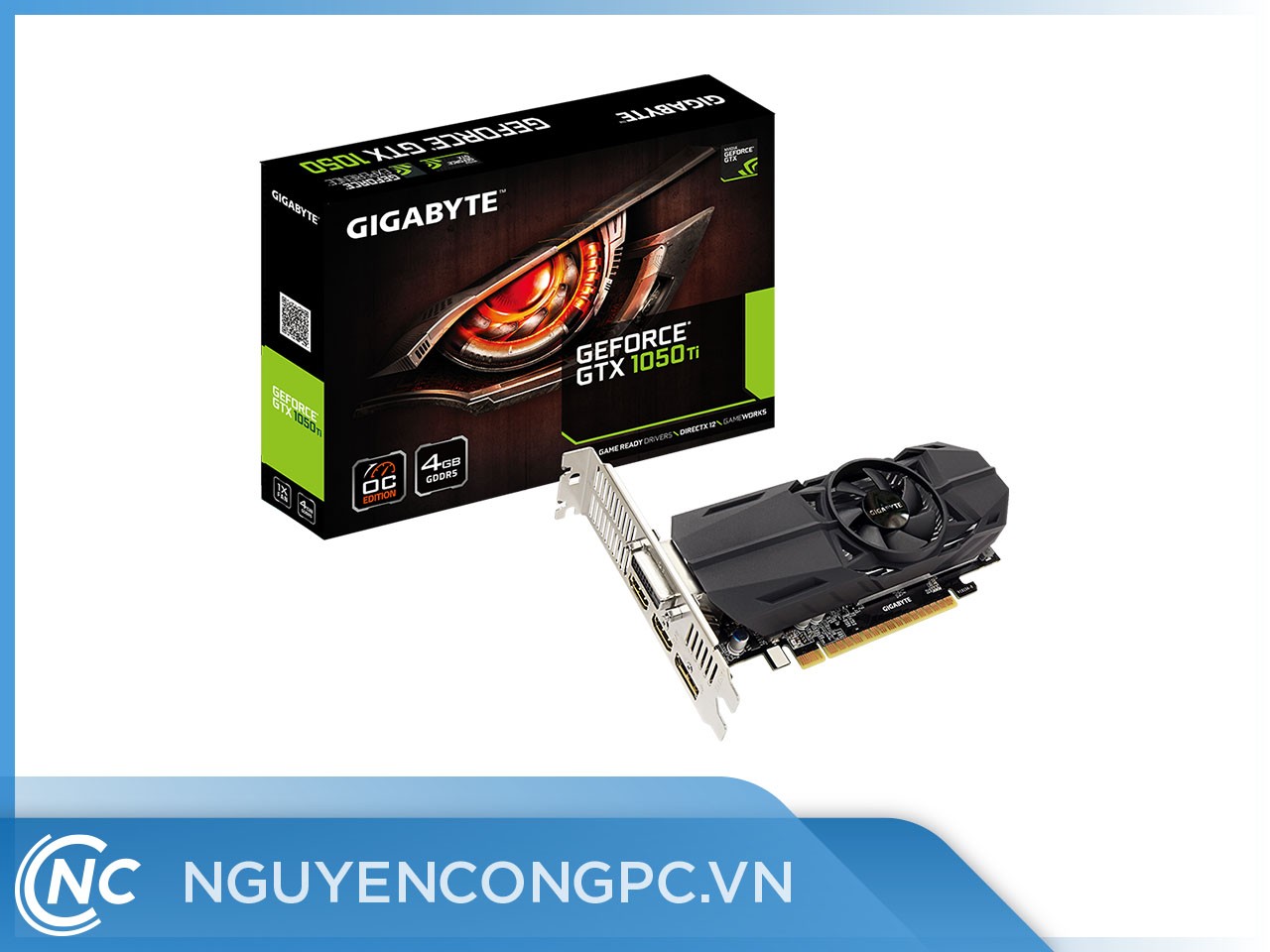Card Màn Hình Gigabyte GeForce GTX 1050 Ti OC Low Profile 4G
