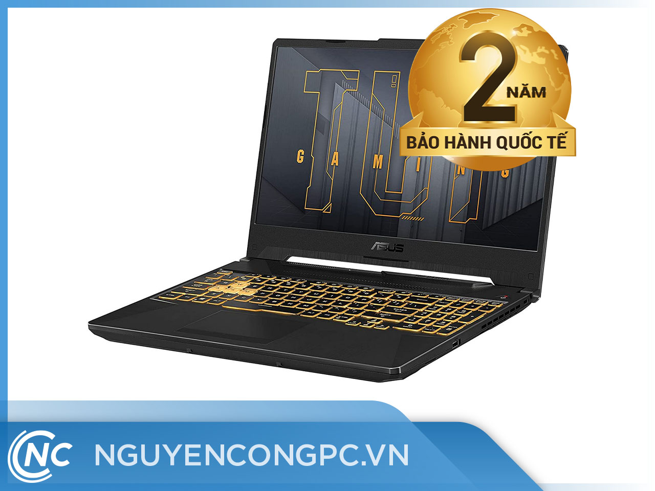 Laptop Asus TUF Gaming FX506HCB-HN139T (I5 11400H/ 8GB/ 512GB SSD/ 15.6FHD-144Hz/ RTX3050 4GB/ Win10/ Grey/ RGB_KB/ 2Yrs)