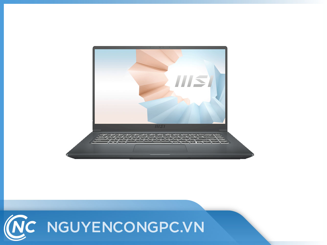 Laptop MSI Modern 15 (A5M-238VN) (R5 5500U/8GB RAM/512GB SSD/15.6 inch FHD/Win10/Xám/ 1Yr)