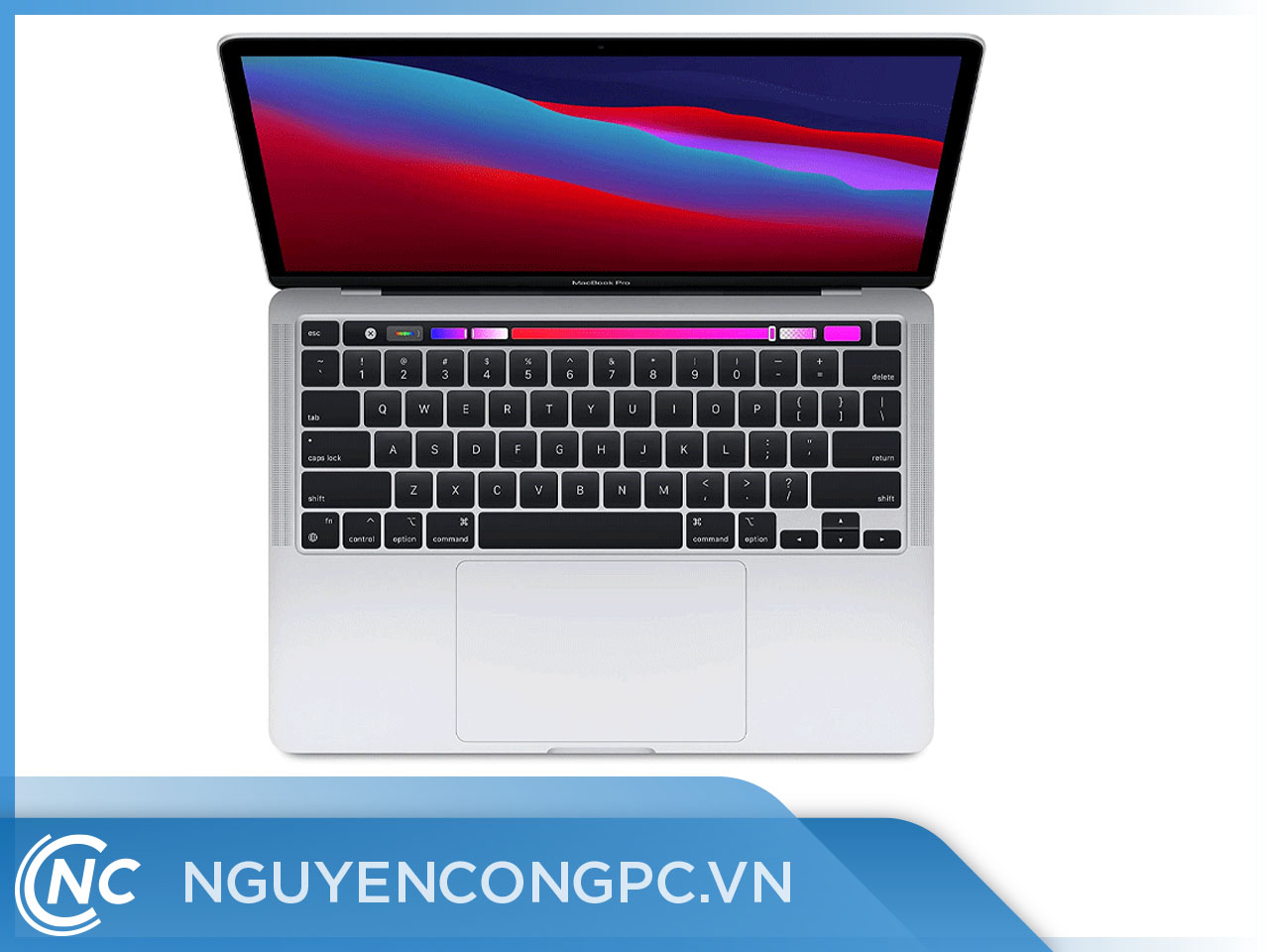 Laptop Apple MacBook Pro MYDA2SA/A/ Silver/ M1 Chip/ RAM 8GB/ 256GB SSD/ 13.3 inch Retina/ Touch ID and Touch Bar/ Mac OS/ 1 Yr