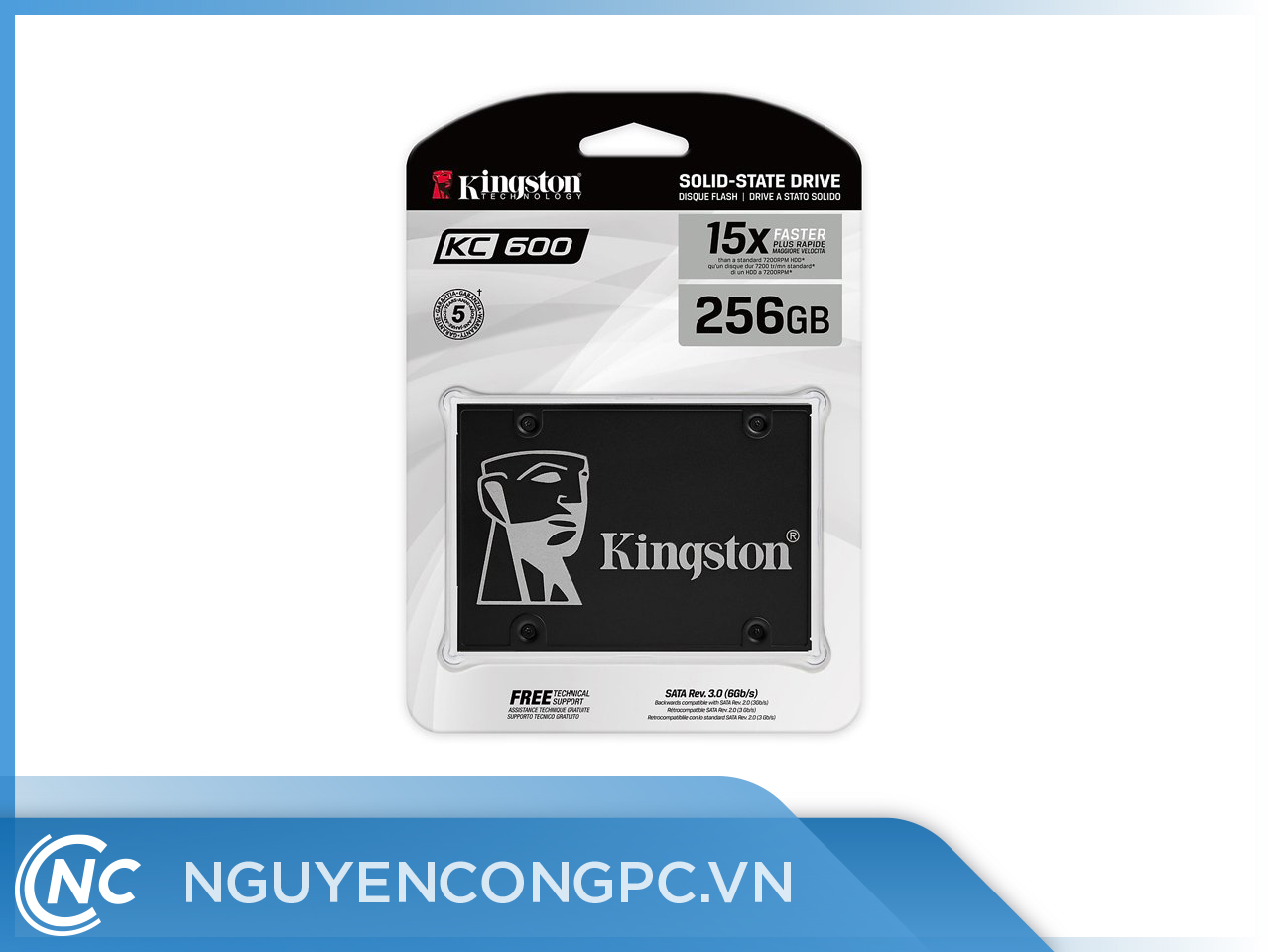 Ổ cứng SSD Kingston KC600 256GB 2.5 inch SATA3