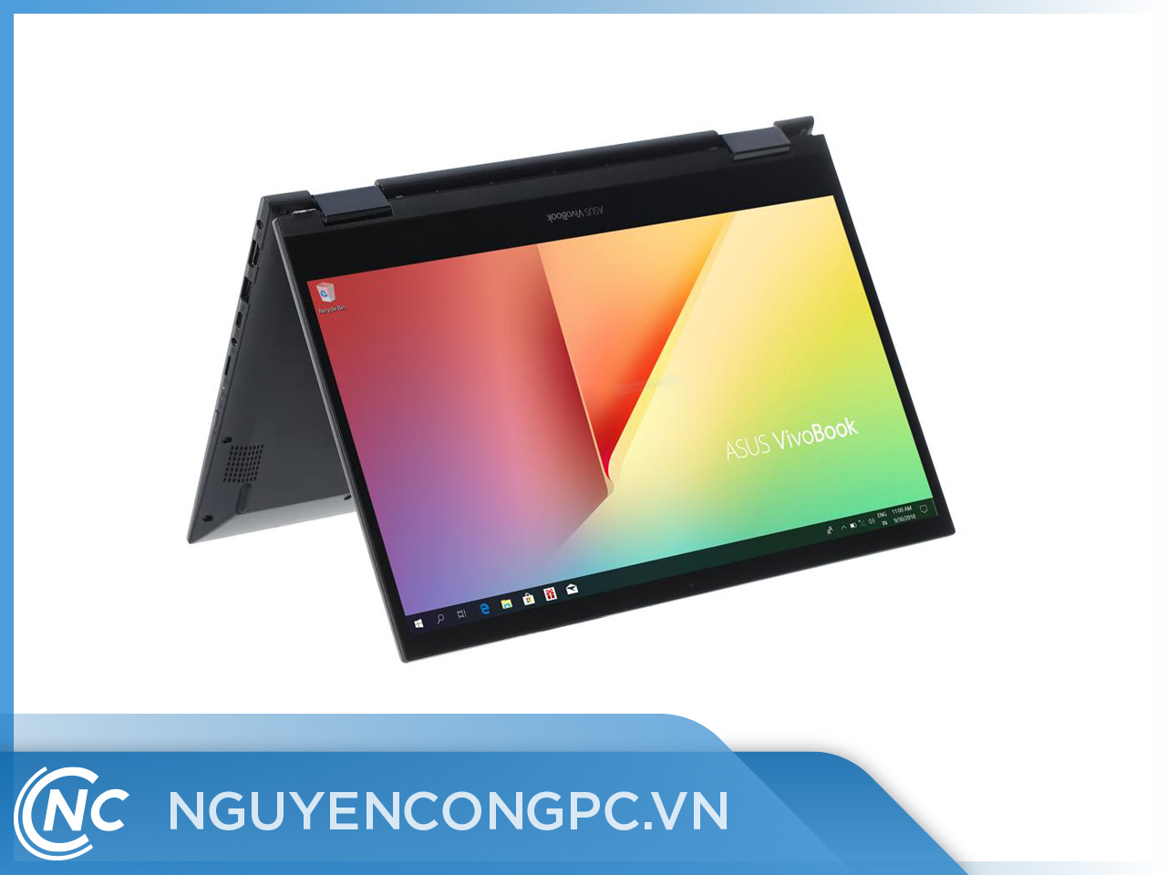 Laptop Asus Vivobook Flip TM420UA EC182W (R7-5700U/ 8GB RAM/ 512GB SSD/ 14FHD Touch/ VGA ON/ Win11/ Black/ Pen/ 2 Yrs)