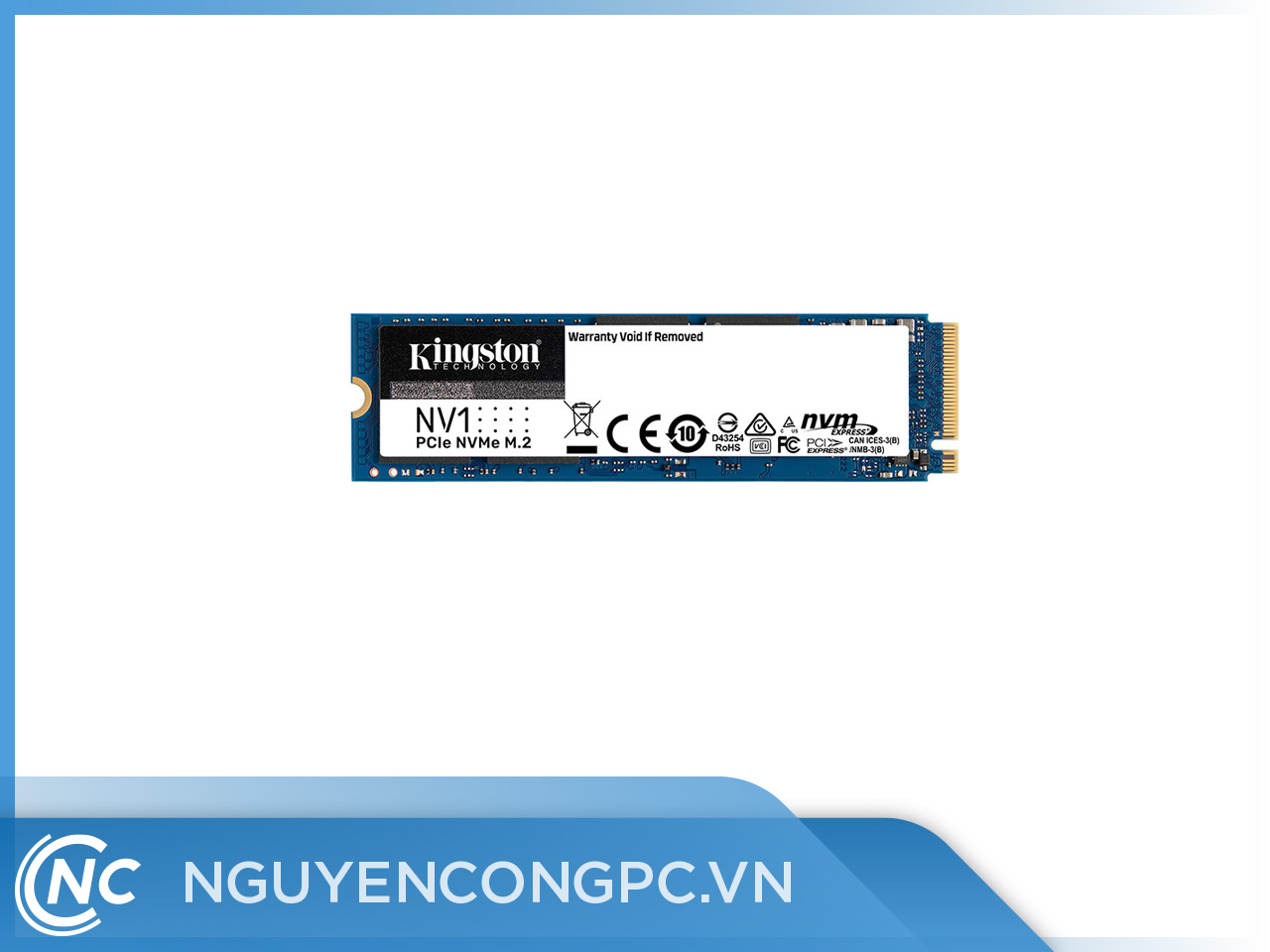 Ổ cứng SSD Kingston SNVS 500G NVMe M.2 2280 PCIe Gen 3x4 (Đoc 2100MB/s, Ghi 1700MB/s) - (SNVS/500G)