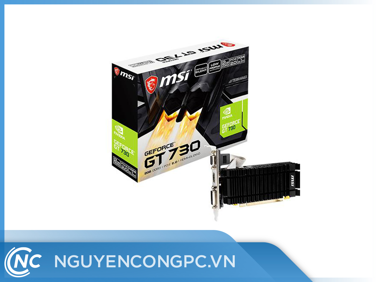 Card màn hình MSI GeForce GT 730 2G (N730K-2GD3H/LPV1)