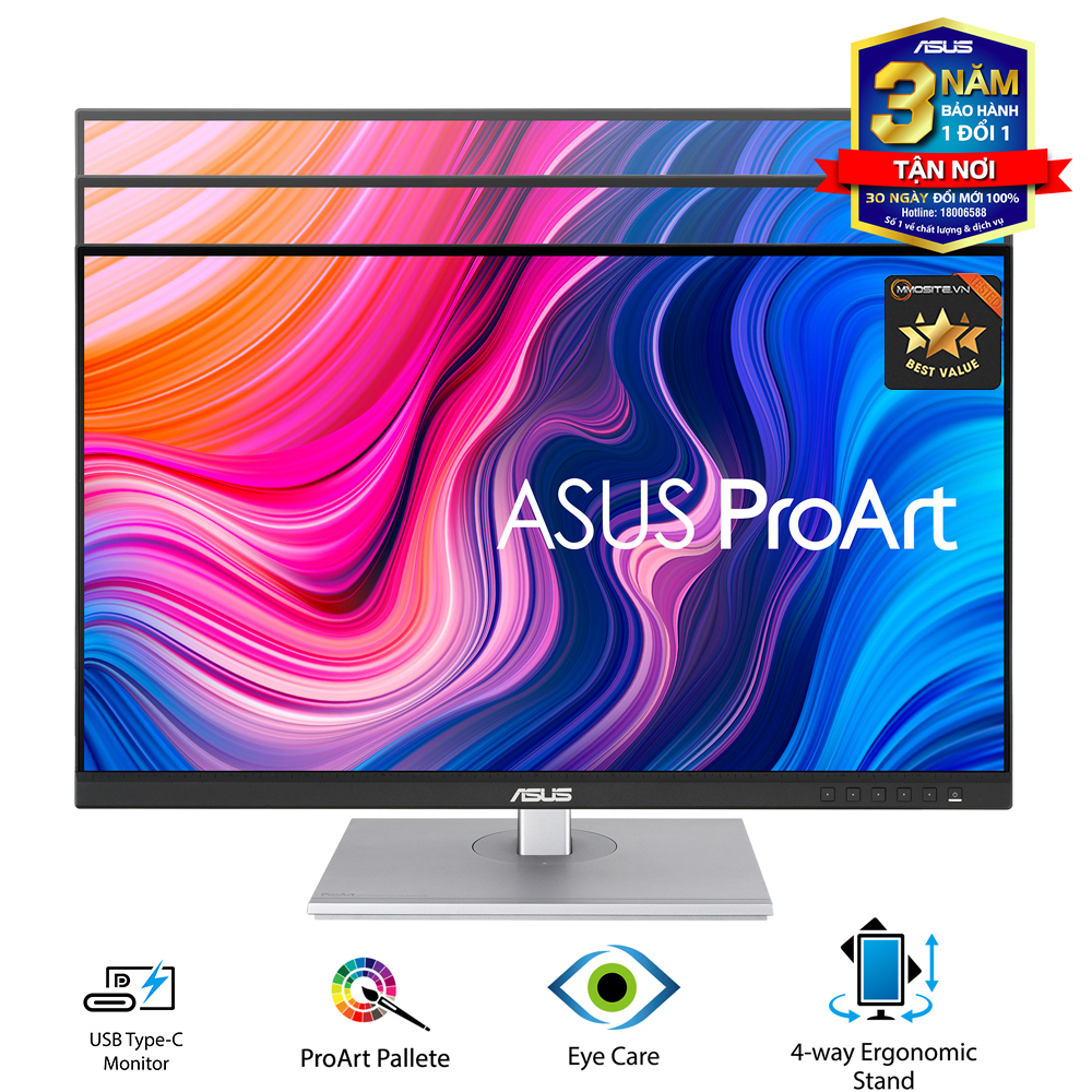 Màn Hình ASUS ProArt PA279CV-R ✓ 27inch| 4K| IPS| 100% sRGB