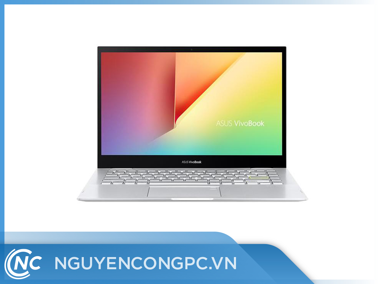 Laptop ASUS Vivobook Flip TN3402QA-LZ027W (R7-5800H/ 16GB RAM/ 512GB SSD/ 14 inch WUXGA Touch/ Finger Print/ Silver/ 2 Yrs)