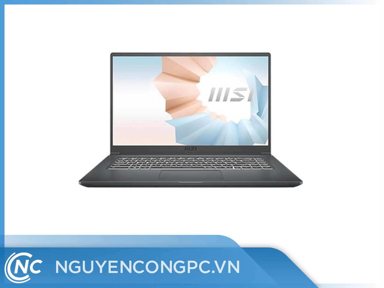 Laptop MSI Modern 15 A5M 234VN (Ryzen 5-5500U/ 8GB RAM/ 512GB SSD/  VGA On/ 15.6 inch FHD IPS/ Win 11/ Xám/ 1 Yr)