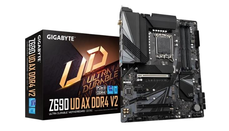 Mainboard Gigabyte Z690 UD AX V2 DDR4 (Intel Z690, Socket 1700, ATX, 4 khe Ram DDR4)