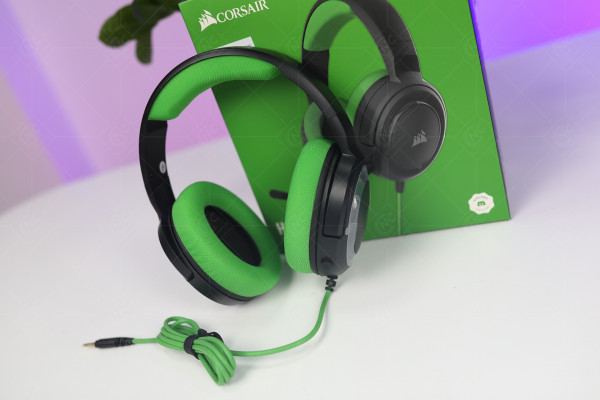 Tai nghe Corsair HS35 Stereo Green