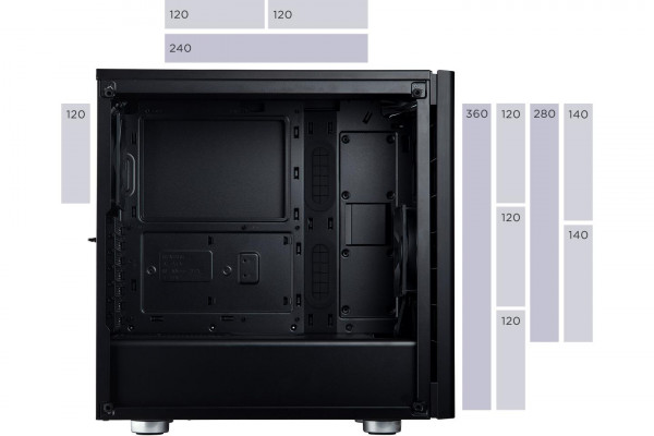 Case Corsair 275R Black