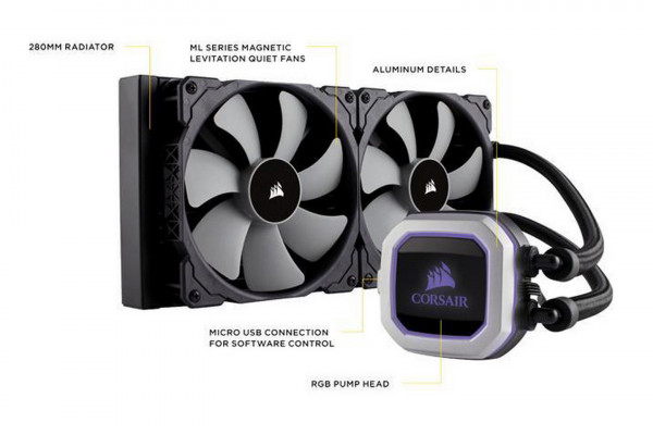 Tản nhiệt nước Corsair Hydro H115i PRO RGB 280mm