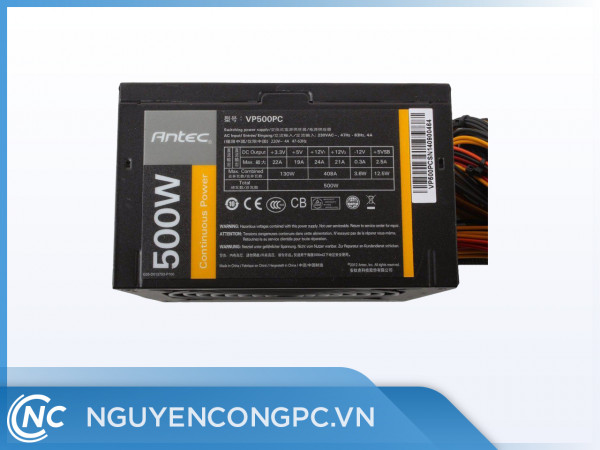 PSU Antec VP500PC Công suất thực 500W