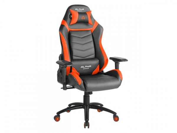 Ghế ALPHA GAMER GAMMA - BLACK/ORANGE