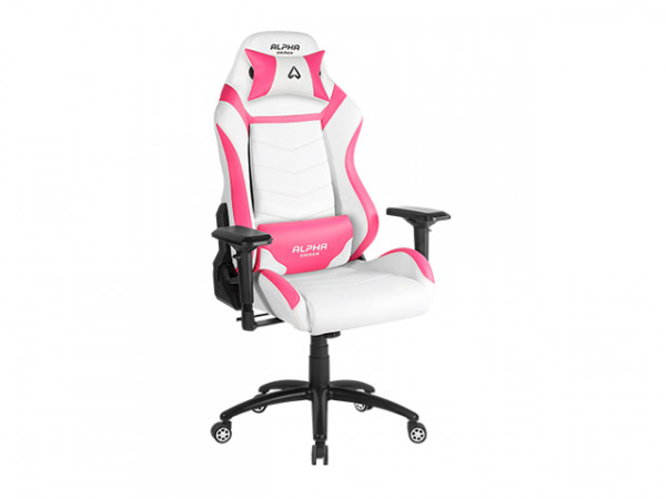 Ghế ALPHA GAMER GAMMA - WHITE/PINK