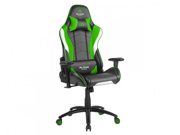 Ghế ALPHA GAMER DELTA - BLACK/WHITE/GREEN