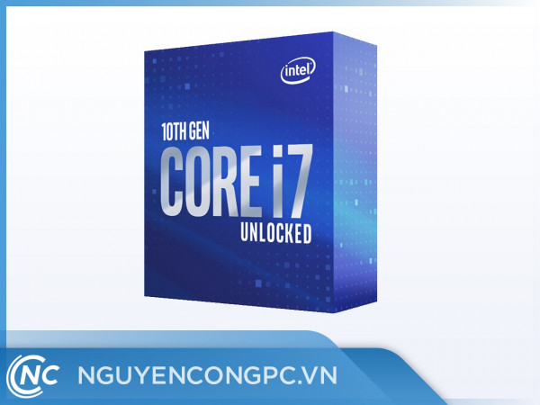 CPU Intel Core i7 10700k  (3.8GHz turbo up to 5.1GHz, 8 nhân 16 luồng, 16MB Cache)