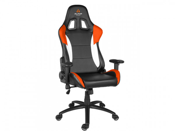 Ghế ALPHA GAMER ORION V2 - BLACK/WHITE/ORANGE