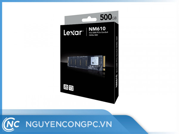 Ổ Cứng SSD NVMe Gen3x4 Lexar NM610 500GB