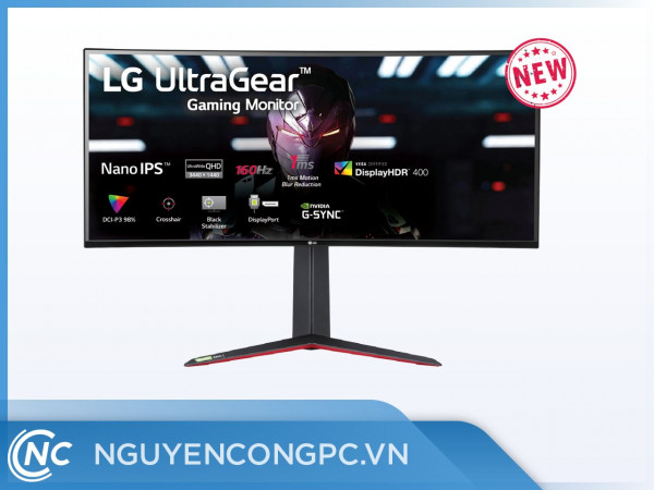 Màn hình máy tính LG UltraGear 34'' 34GN850-B Nano IPS Cong QHD 160Hz 1ms  VESA Display HDR  G-SYNC