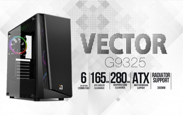Vỏ Case Jetek Game Vector G9325 (Chưa quạt)