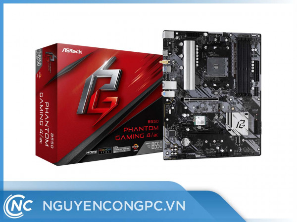 Mainboard Asrock B550 Phantom Gaming 4/ac