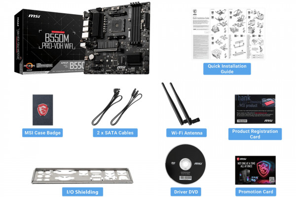 Mainboard MSI B550M PRO-VDH WIFI