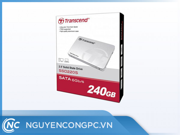 Ổ cứng SSD Transcend TS240GSSD220S - 240GB Sata3 2.5