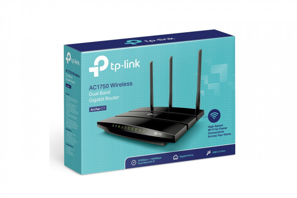 Bộ phát WIFI Router TP-Link Archer C7 Băng Tần Kép AC1750