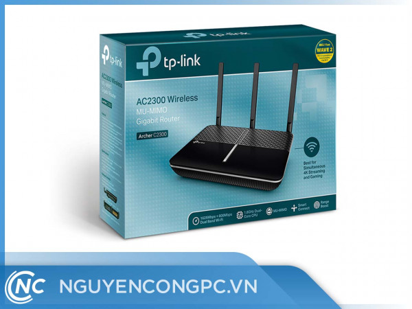 Bộ phát WIFI Router TP-Link Archer C2300 Băng Tần Kép AC2300