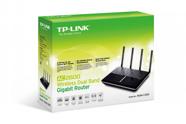 Bộ phát WIFI Router TP-Link Archer C2600 Băng Tần Kép AC2600
