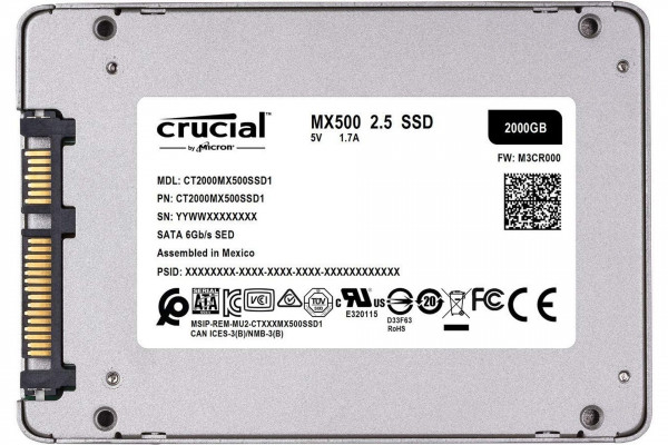 Ổ cứng SSD 2TB Crucial MX500 2.5-Inch SATA III