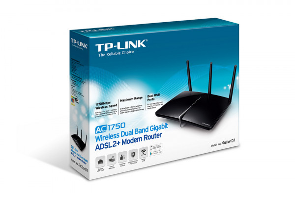 Bộ phát WIFI Router TP-Link Archer D7 băng tần kép AC1750