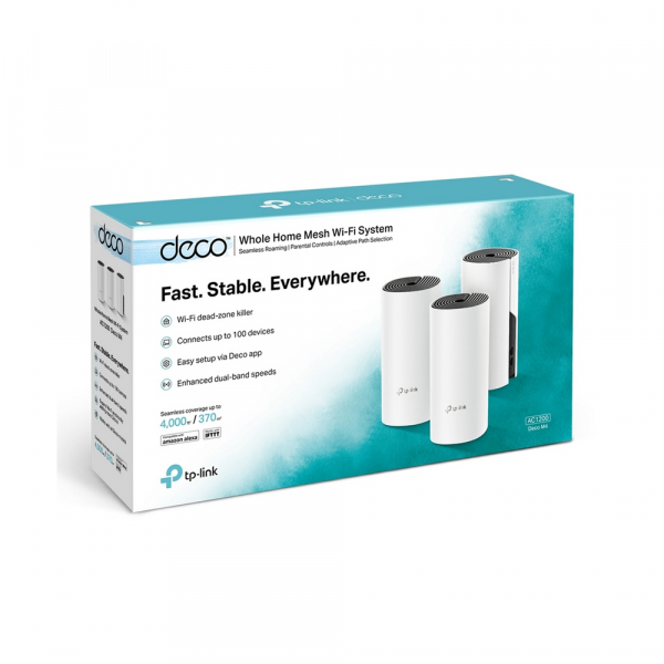 TP-Link Deco M4 Bộ phát WIFI Mesh AC1200 3-pack