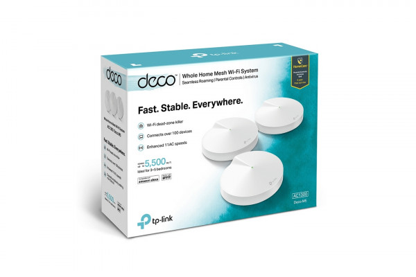 TP-Link Deco M5 V2 3-pack Bộ phát WIFI Mesh AC1300