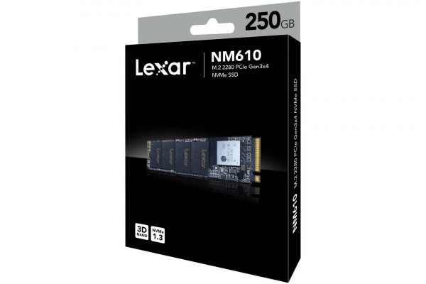 SSD NVMe Gen3x4 Lexar NM610 250GB