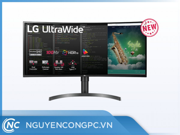 Màn hình cong LG 35WN75C-B 35inch/QHD/VA/HDR/FreeSync/100Hz/USB-C