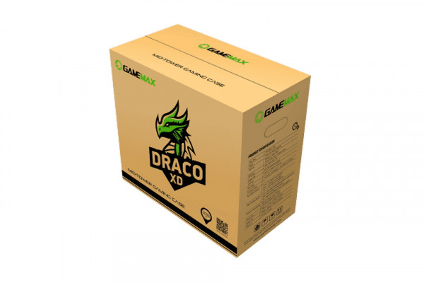 Vỏ case GAMEMAX Draco XD Glass 4 Fan LED