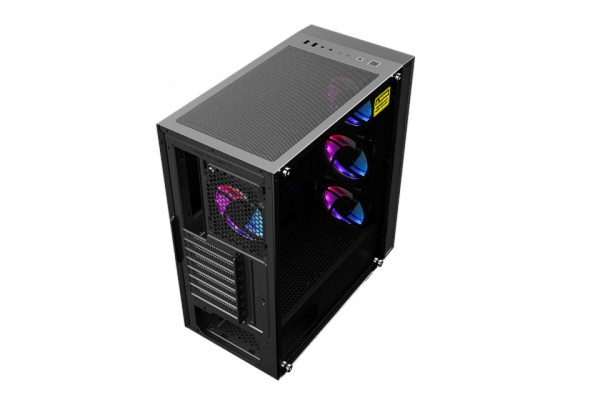 Vỏ case GAMEMAX Draco XD Glass 4 Fan LED